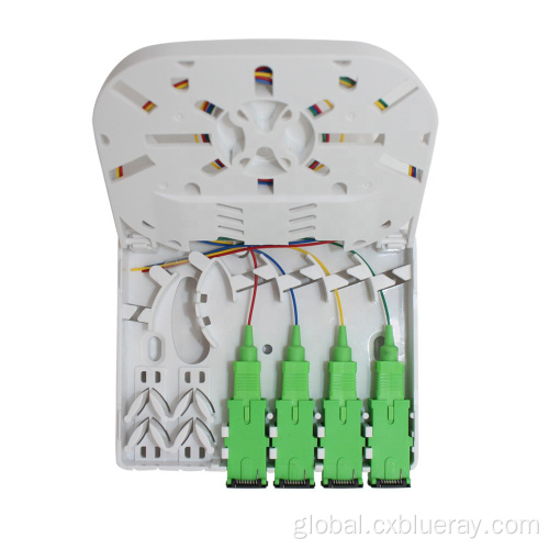 Fiber Optic Termination Box ABS Wall Mounted Dust Proof Design Fiber Cable Supplier